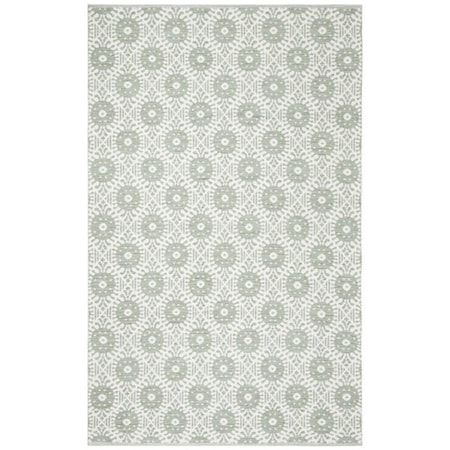 Safavieh 5 x 8 ft. Medium Rectangle Montauk Hand Woven RugLight Green & Ivory MTK612G-5